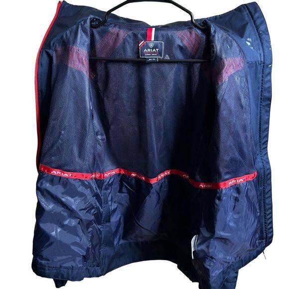 Ariat Womens Team II Riding Waterproof Rain Jacket Hooded XS - Picture 4 of 4